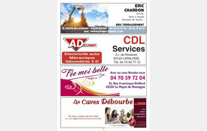 ERIC TERRASSEMENT / CDL SERVICES / FEE MOI BELLE / LA CAVES DEBOURBE