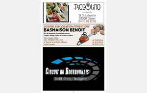 PICCOLINO / SCIERIE BASMAISON / CIRCUIT DU BOURBONNAIS