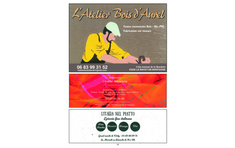 L'atelier Bois Aurel / L'atelier Mayetoise / L'italia Nel Piatto