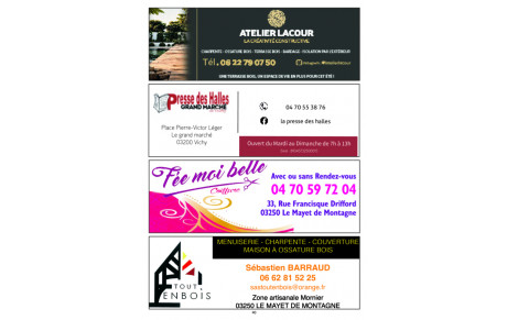 Atelier Lacour / Press des Halles / Fée moi belle / Tout en Bois