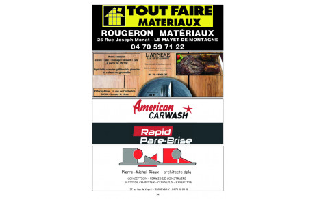 Rougeron Materiaux / Rapid Pare-Brise / Architect Riaux